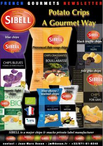 Chips et snacks aromatisés au foie gras, à la truffe, voire à la bouillabaisse sont une bonne illustrations du savoir-faire à la française qui consiste à interpréter des produits sur un registre épicerie fine